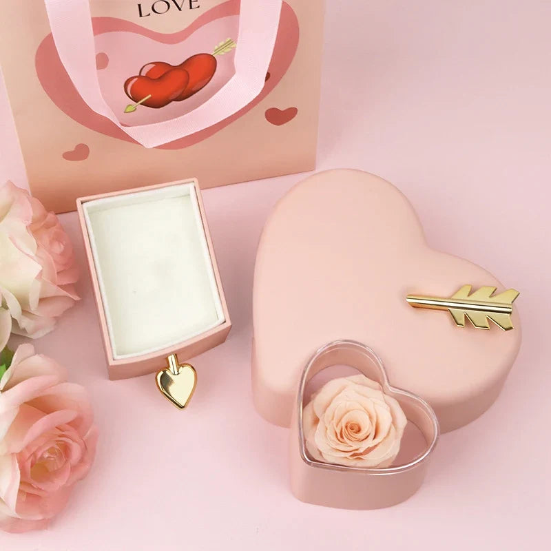 Amour Heart Jewelry Gift Case