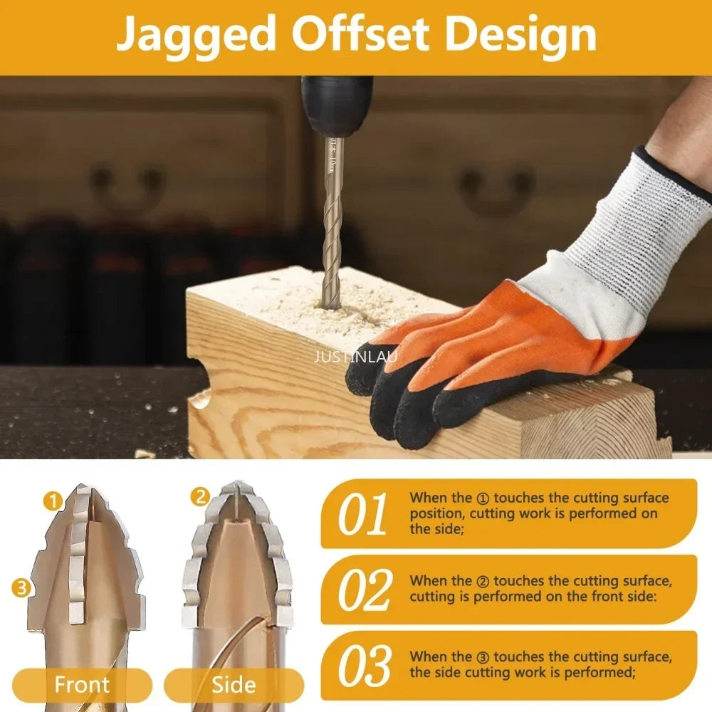 Titanium Steel Cross Drill Bit