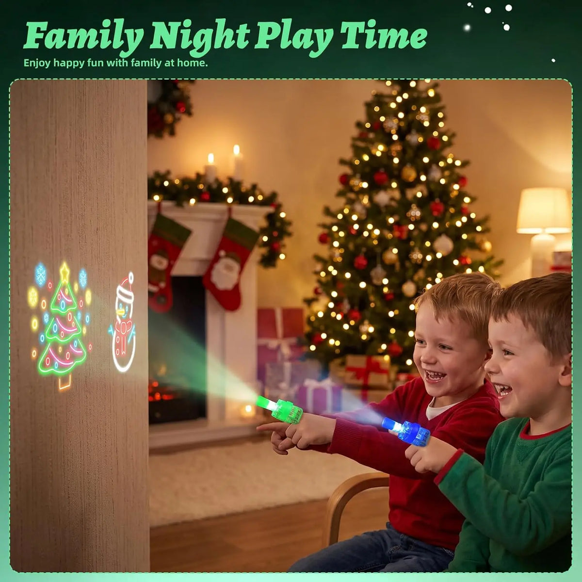 LED Finger Projector Lights