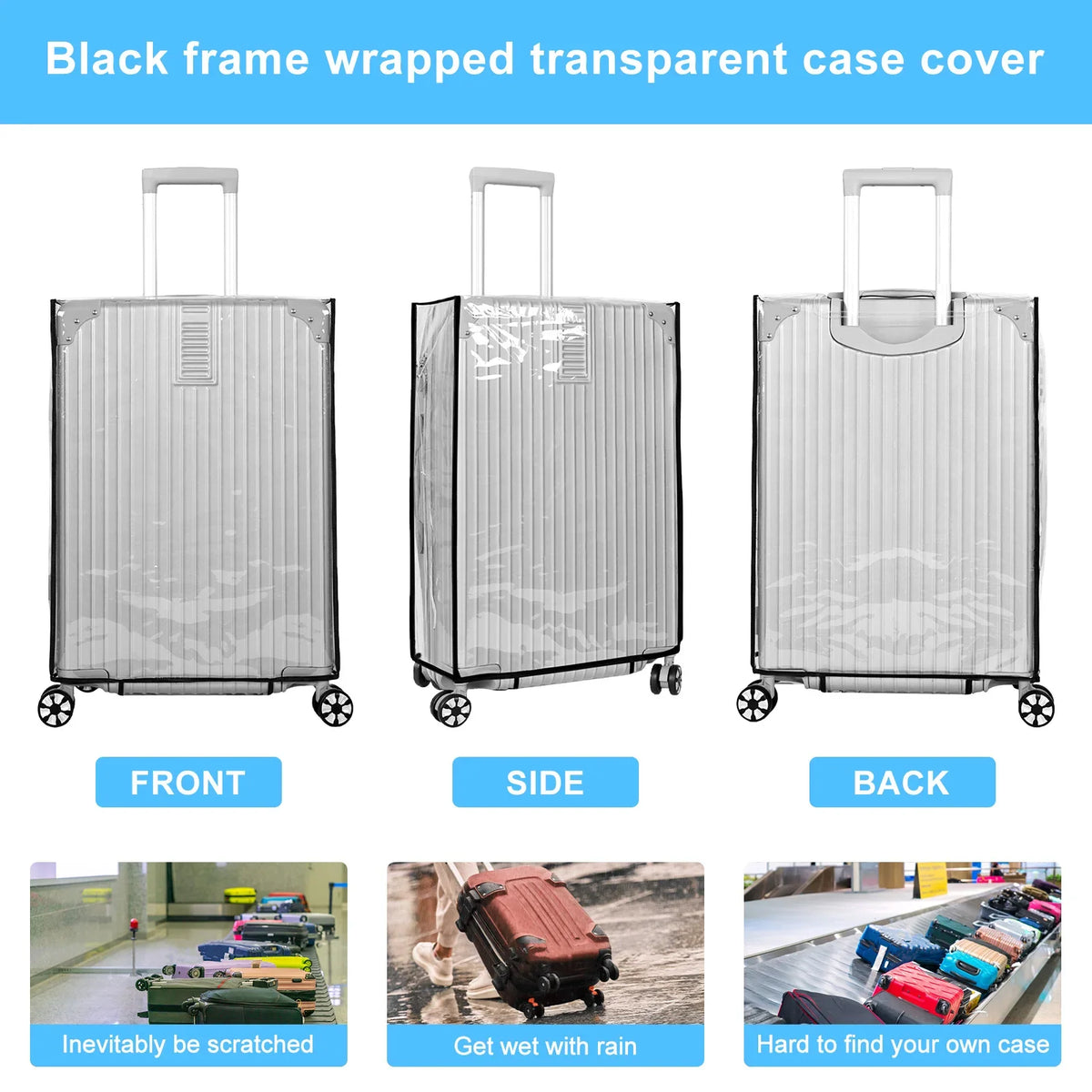 Transparent Waterproof Trolley Cover
