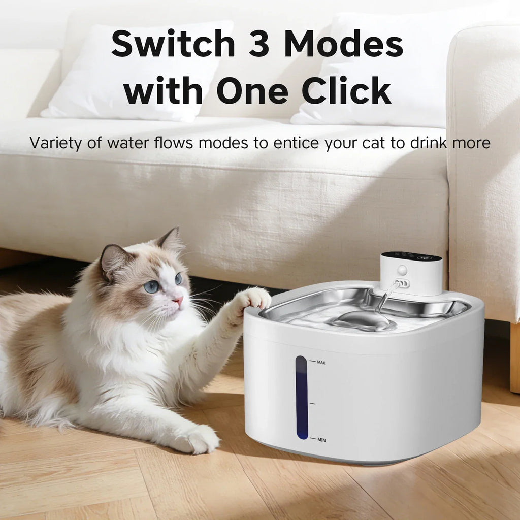 Wake & Flow Wireless Cat Water Fountain
