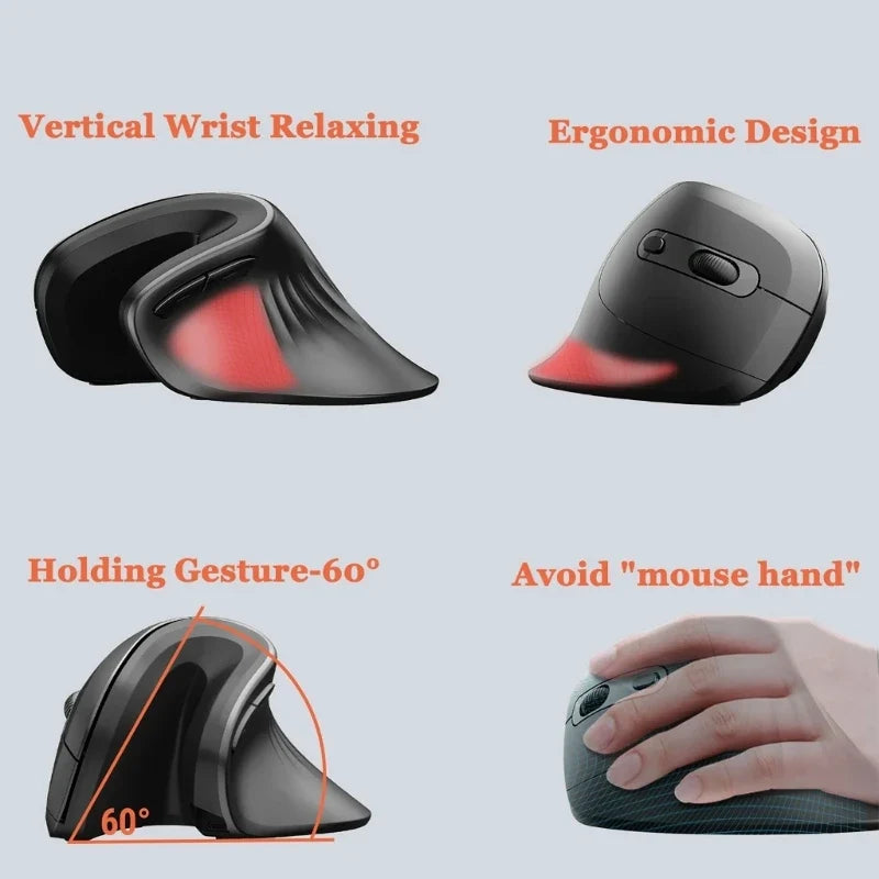 Ergonomic Wireless Vertical Mouse