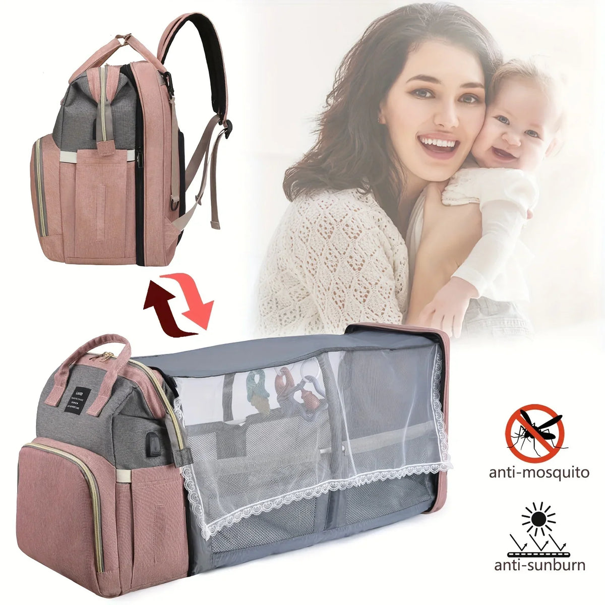 All-in-One LuxeNest Maternity Bag