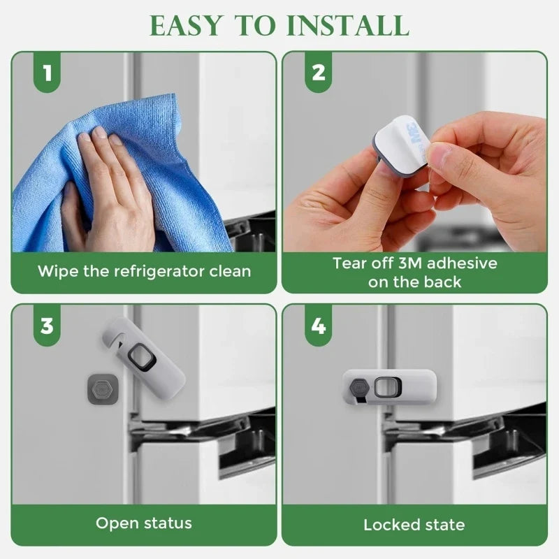 Refrigerator Door Safety Locker