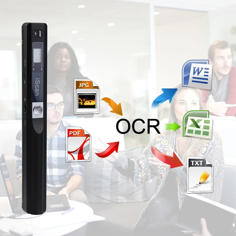 Handheld Portable A4 Document Scanner