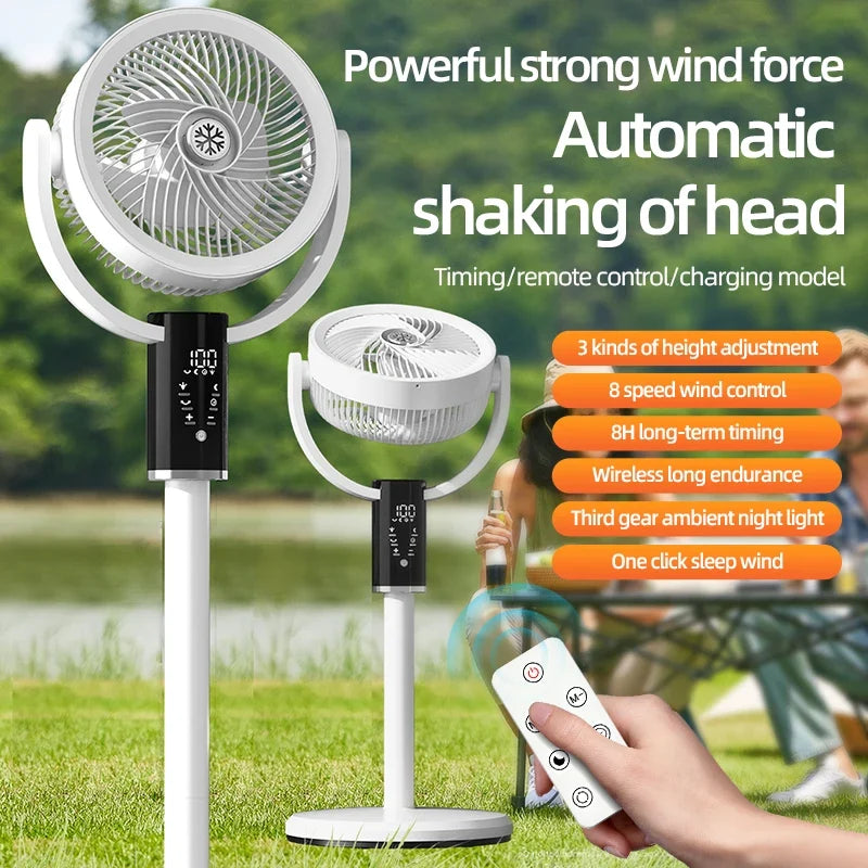 Rotating Telescopic Fan
