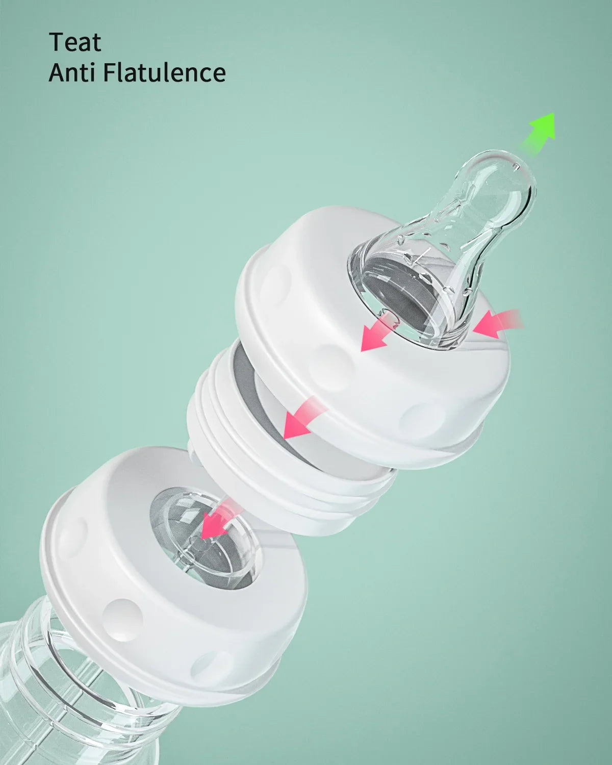 Hands Free Baby Feeding Bottle