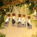 Yeouu | Christmas LED Wishing Bottle Tree Snow Battery Box Decorative String Light
