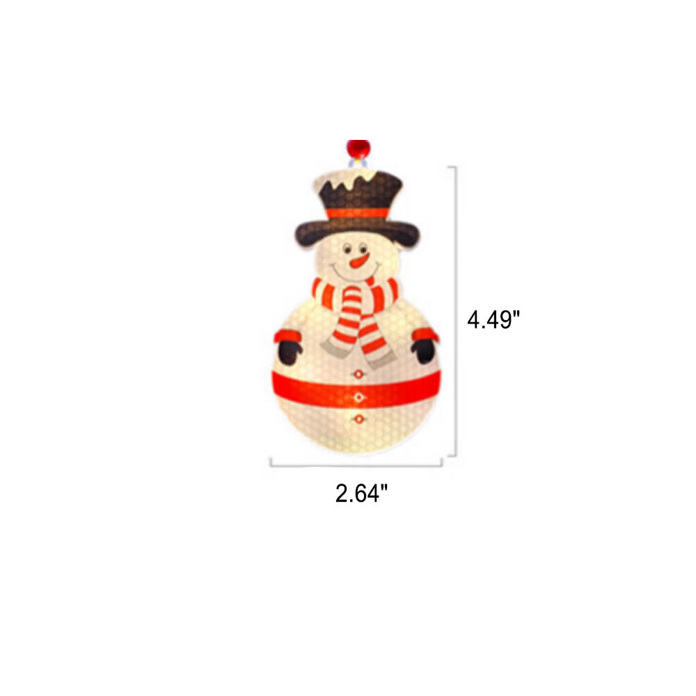 Yeouu | Christmas Decorative LED Plastic Painted Hanging Lights