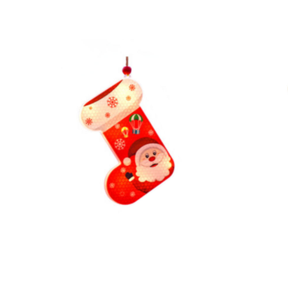 Yeouu | Christmas Decorative LED Plastic Painted Hanging Lights