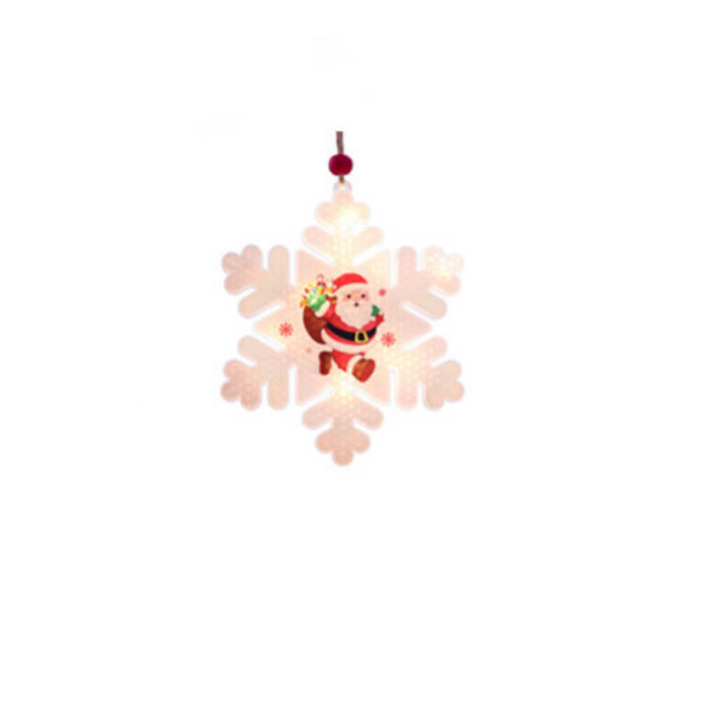 Yeouu | Christmas Decorative LED Plastic Painted Hanging Lights