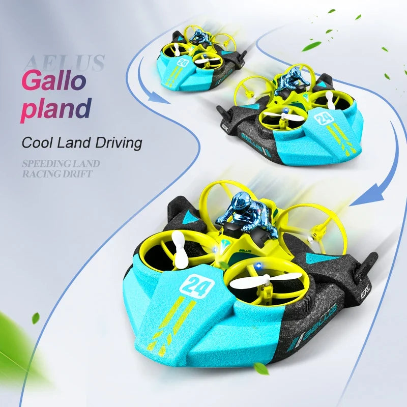 RC 3 in 1 Sea Land And Air Flying Boat Car Toy