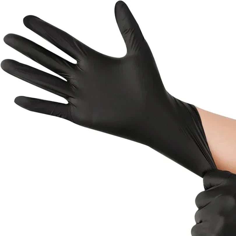 Black Nitrile Disposable Gloves