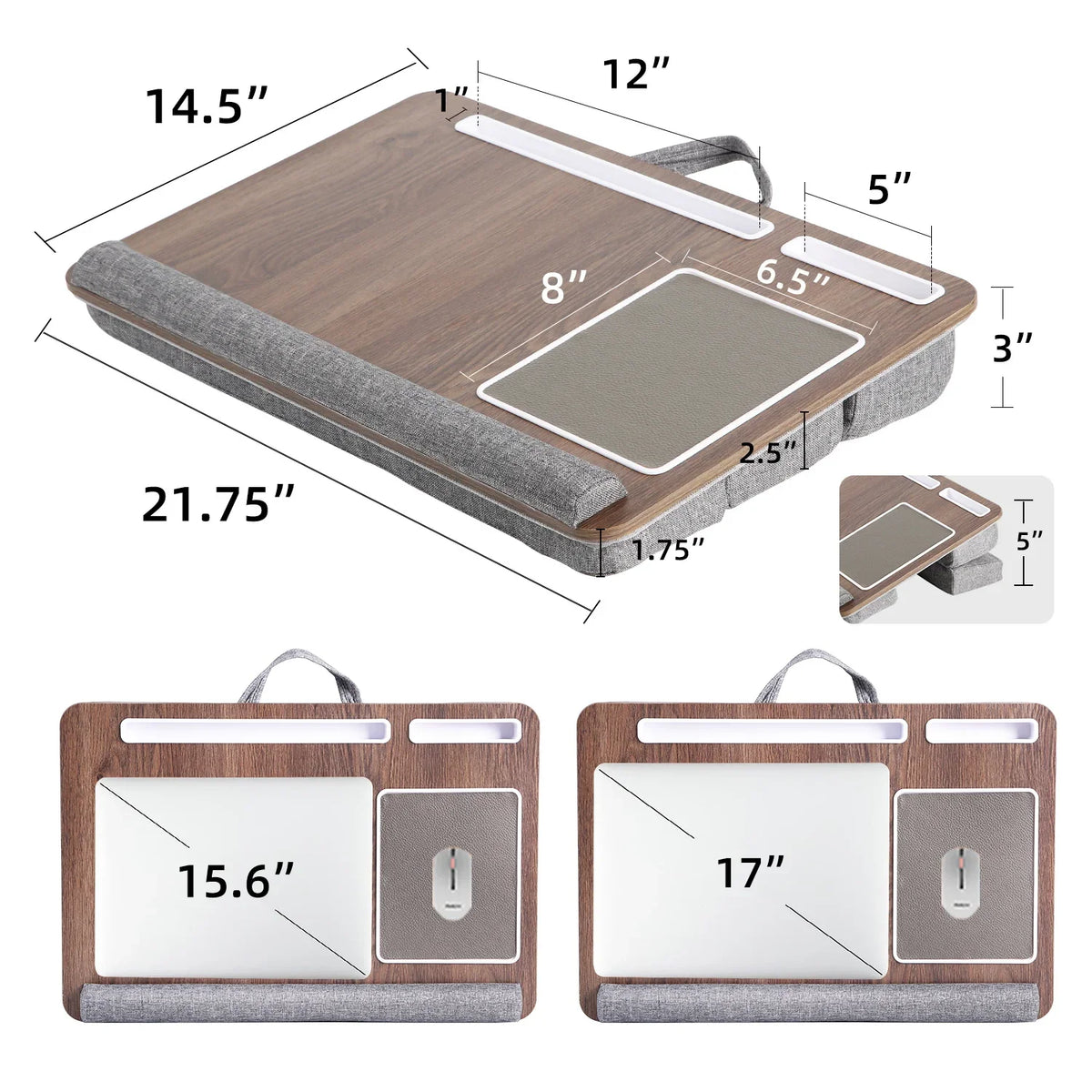 Portable Laptop Desk With Cushion