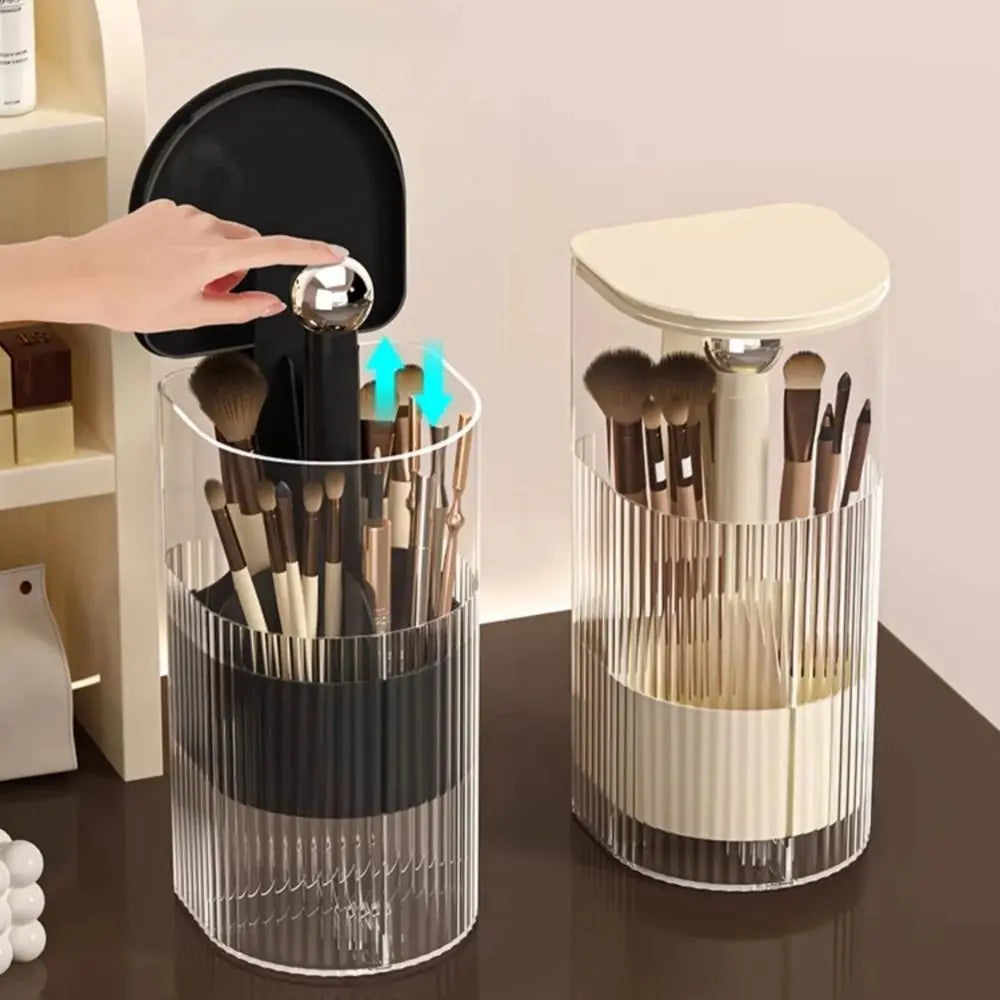 Rise & Glam Automatic Makeup Brush Storage Holder