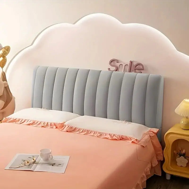 Plush Quilted Bed Headboard Protector