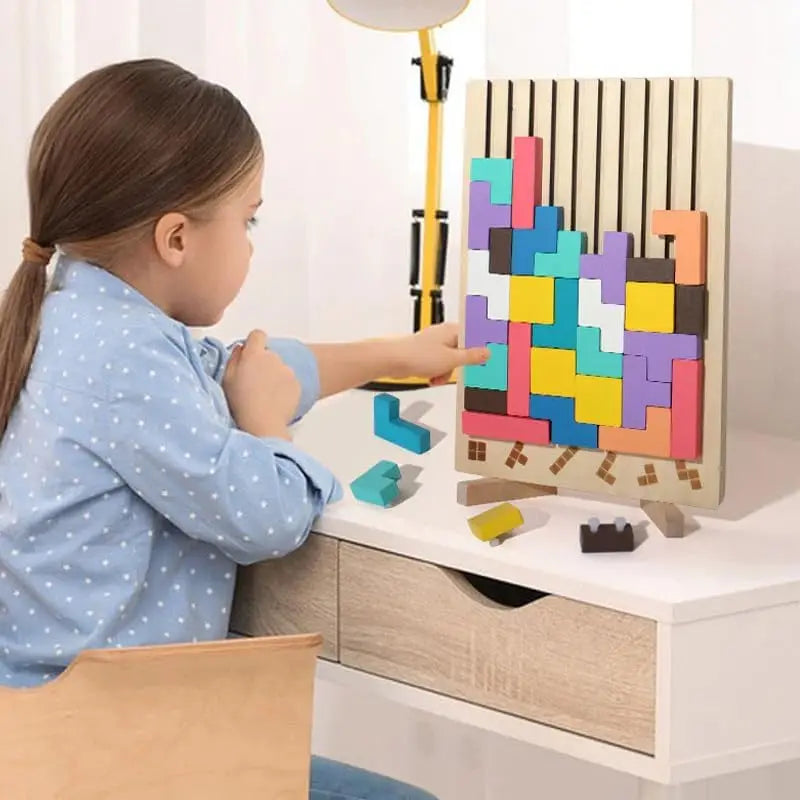Classic Family Wooden Puzzle Game