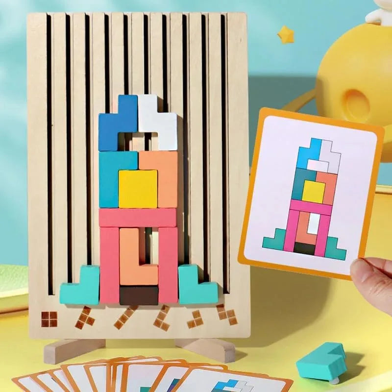 Classic Family Wooden Puzzle Game