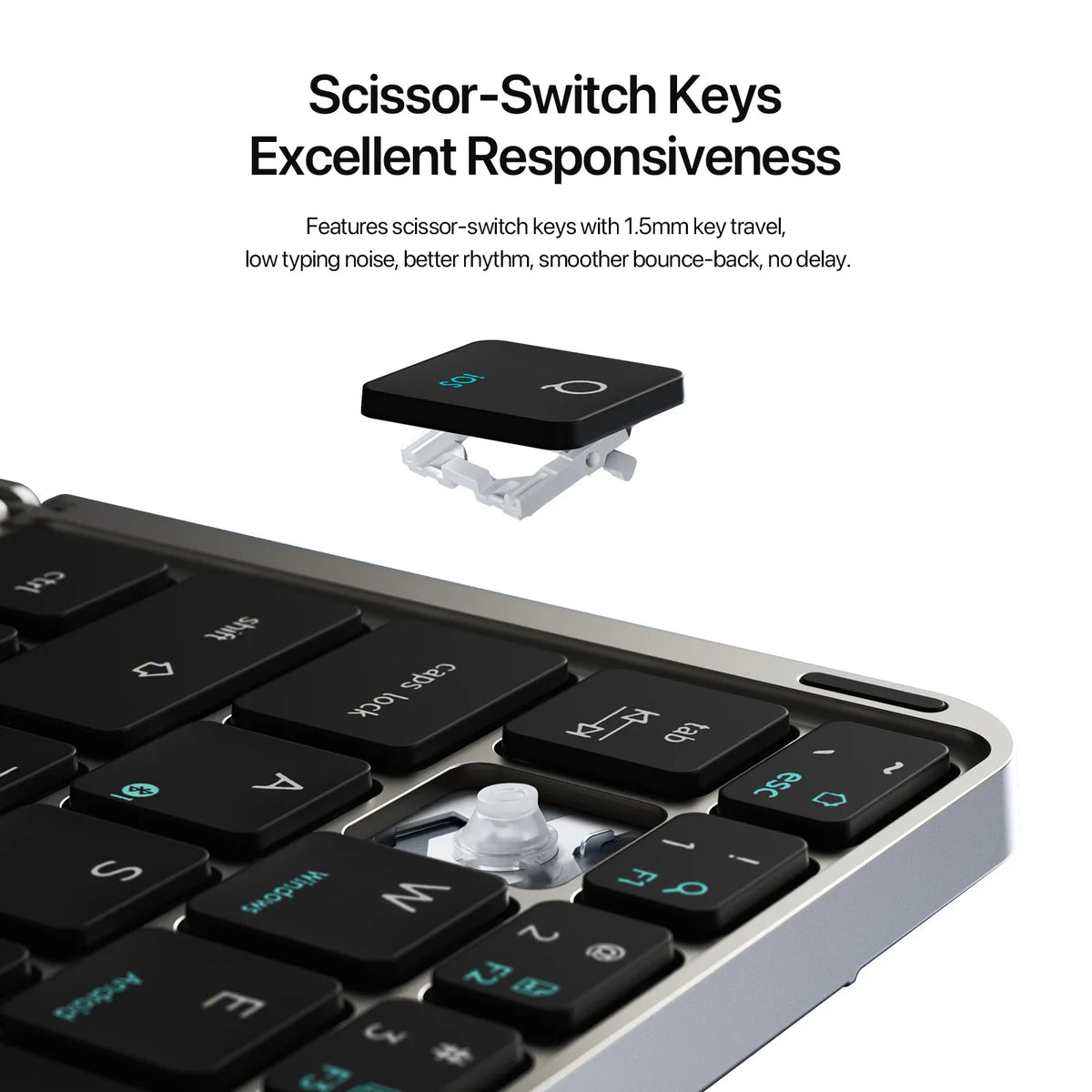 Multifunctional Foldable Bluetooth Keyboard