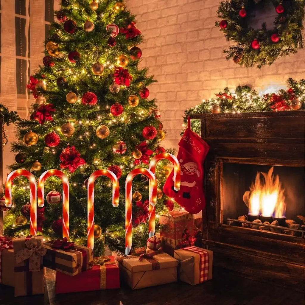Yeouu | CandyCaneLuxe | Waterproof LED Christmas lights