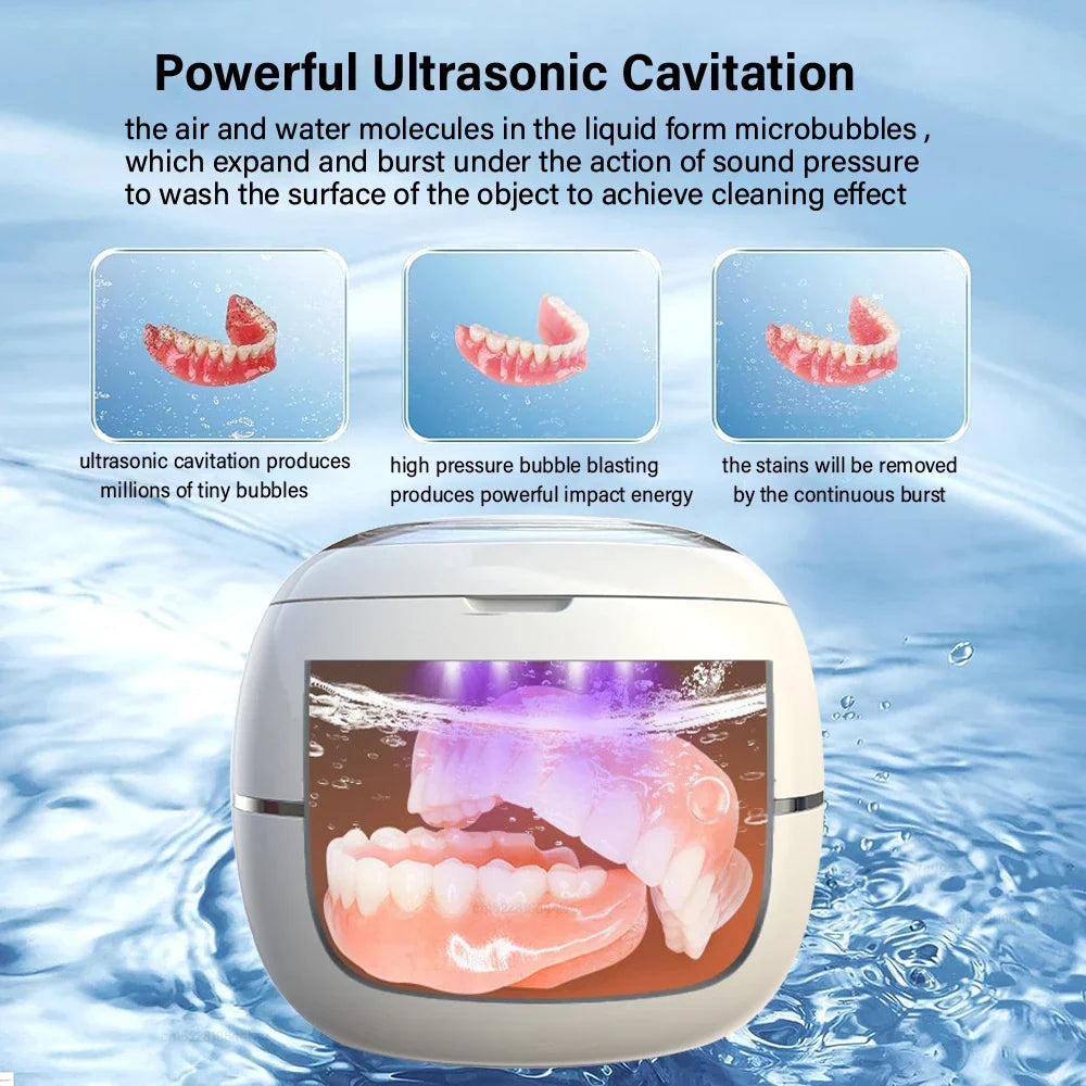 Mini Portable UV Ultrasonic Cleaner