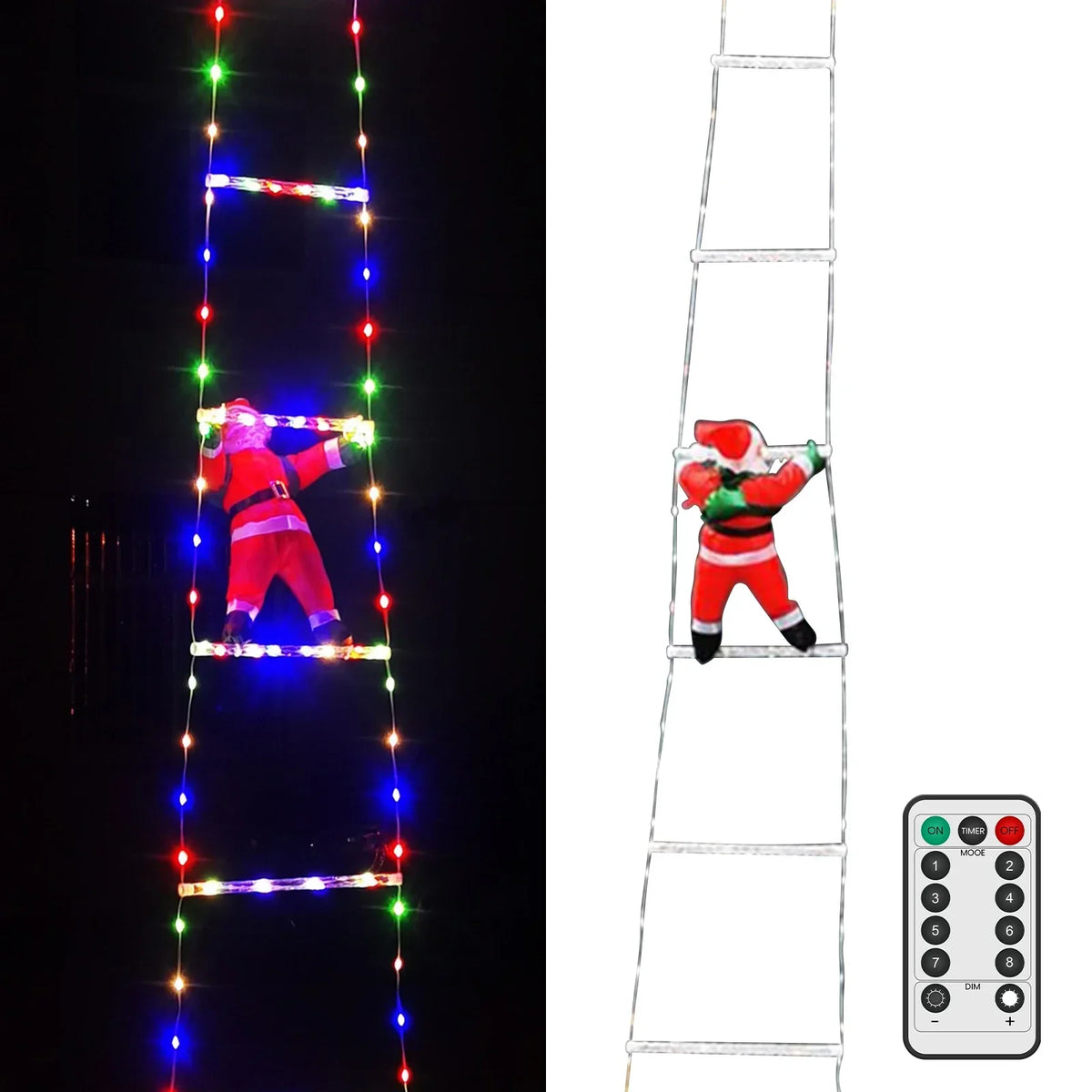 Yeouu | LuxeKlim | Premium Santa Ladder Decor