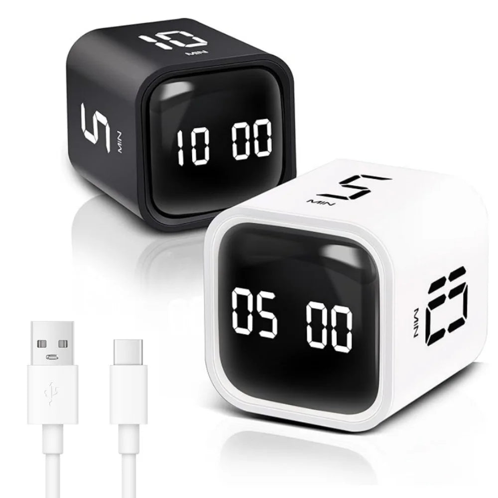 Mini Cube Flip Digital Timer