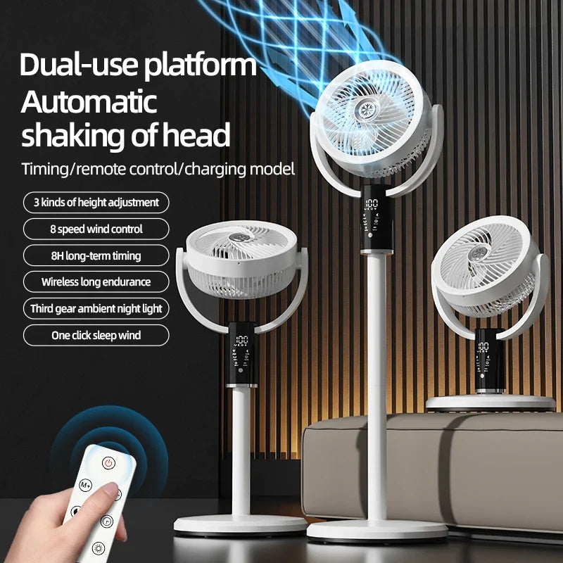 Rotating Telescopic Fan