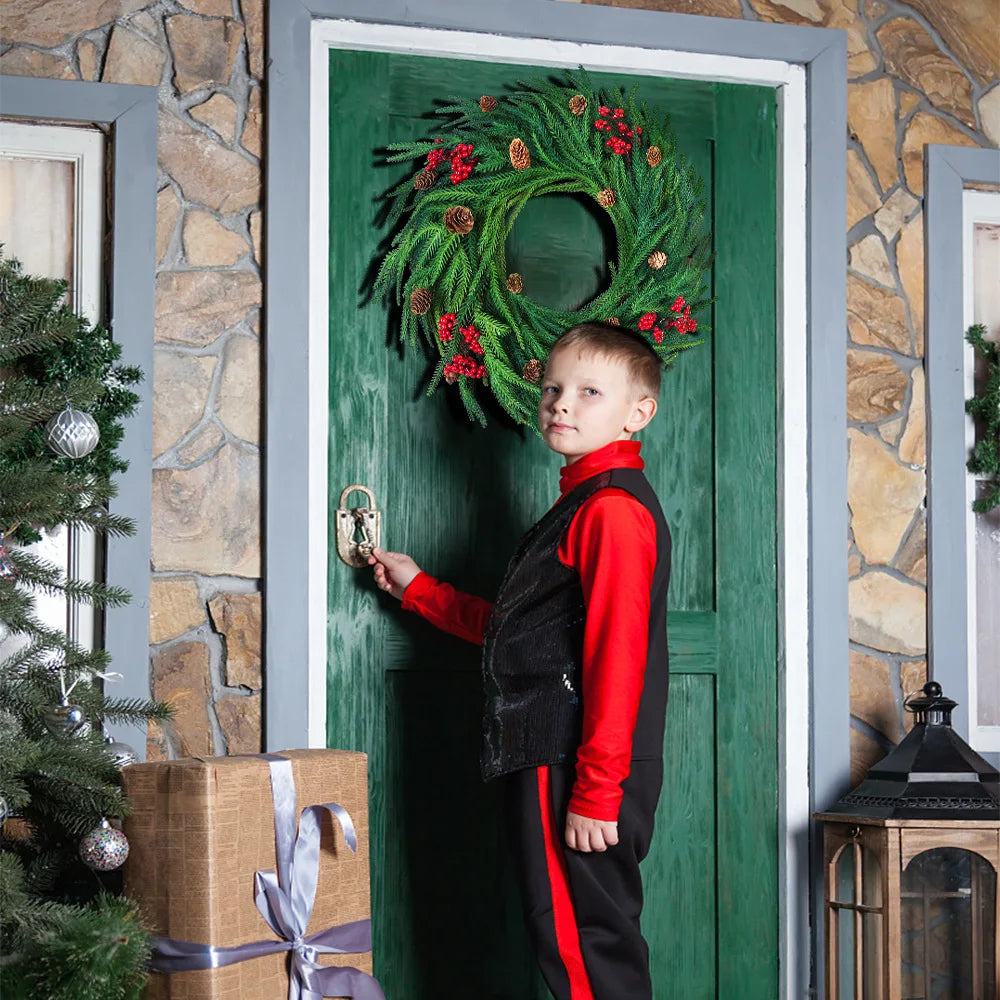 Yeouu | Red Berry Christmas Wreaths
