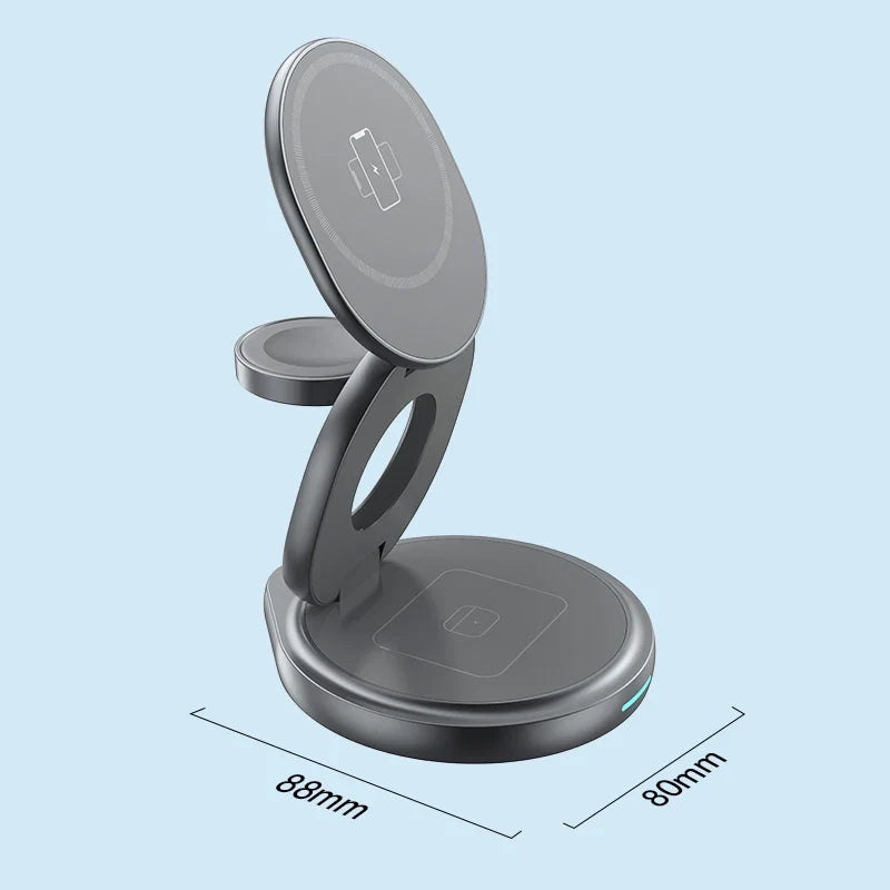 3 in 1 Foldable Magnetic Wireless Charger