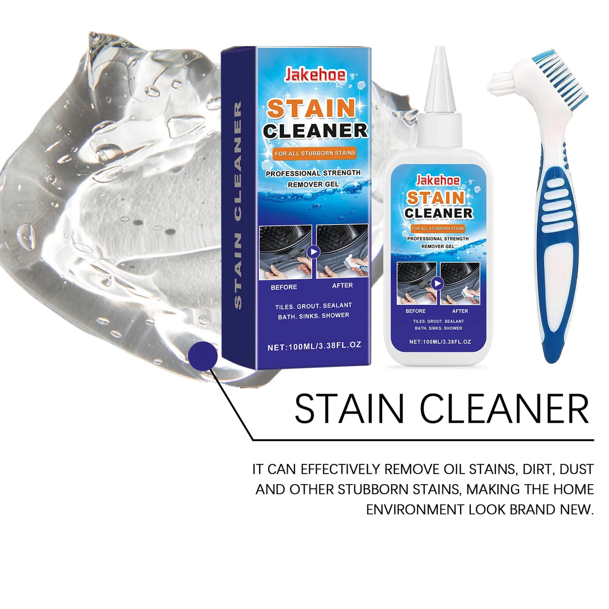 Mildew Stain Remover Gel