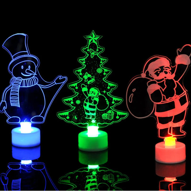 Yeouu | SnowGlow - Colorful LED Snowman Lights for Festive Celebrations