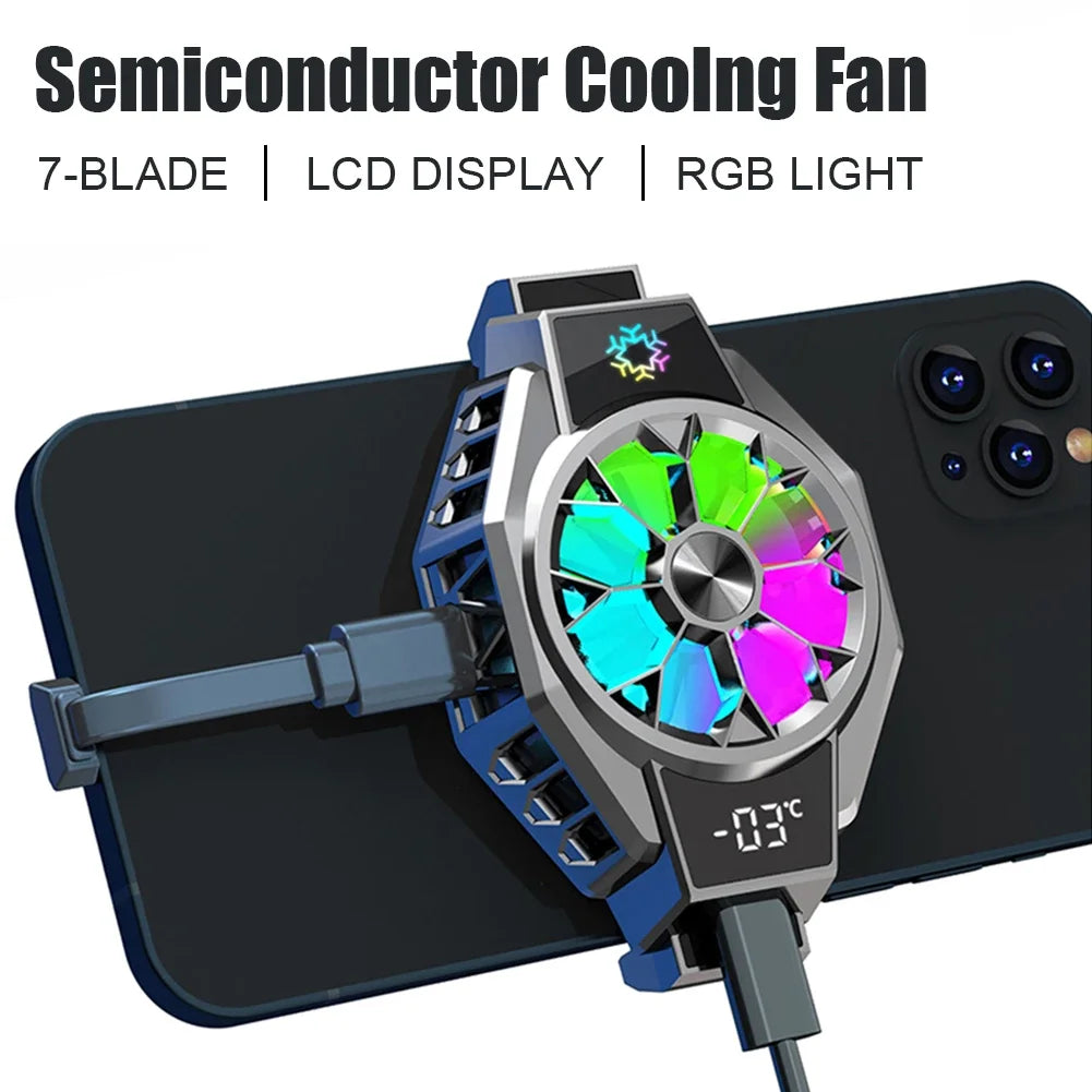 Mini Semiconductor Mobile Cooling Fan