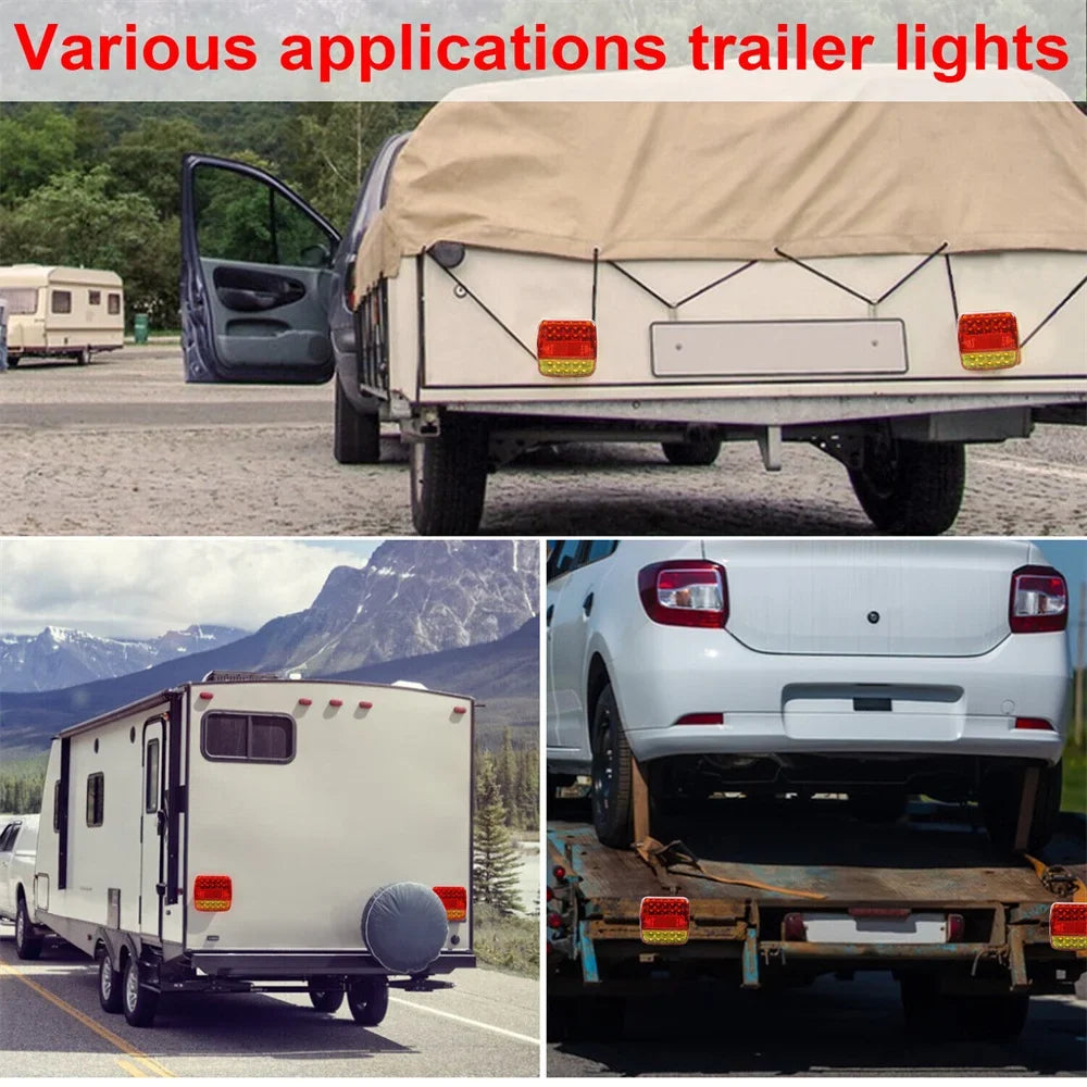 Magnetic Wireless LED Trailer Light 2PCS