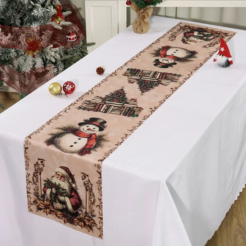Yeouu | FestiLoom Christmas Table Runner | "Merry Christmas" Design | 100% Polyester | Festive Decor for Christmas & New Year 2025/2026