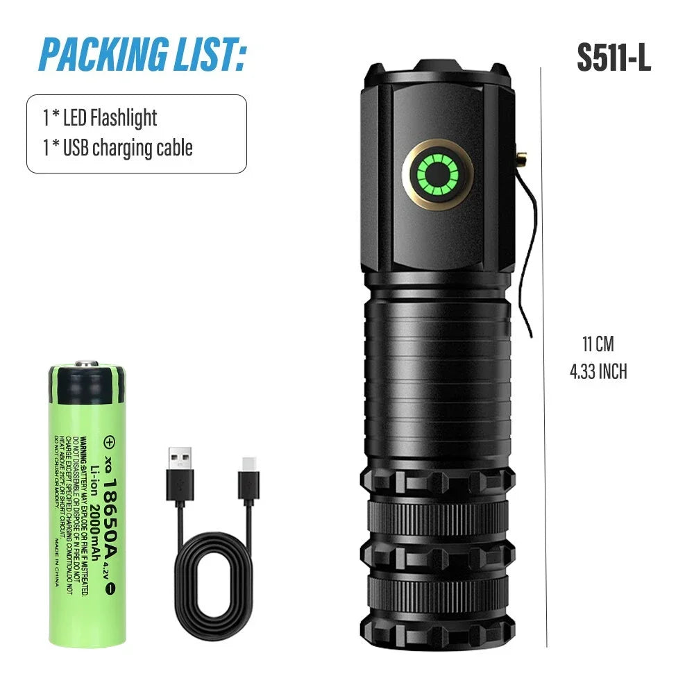 Multifunctional Powerful Super Bright Flashlight