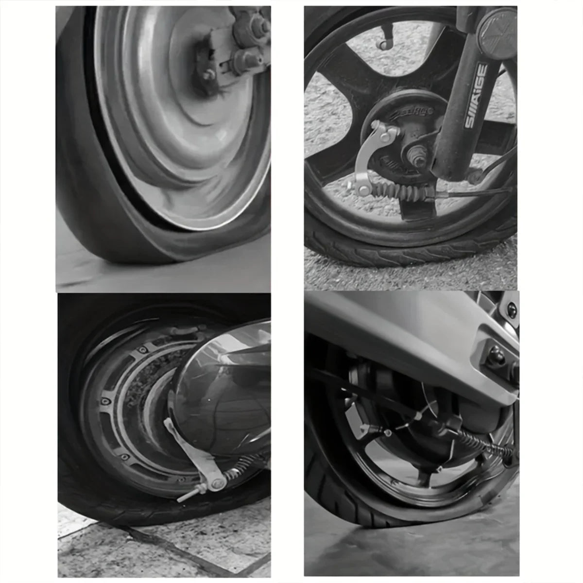 Motorcycle Emergency Tire Moving Tool