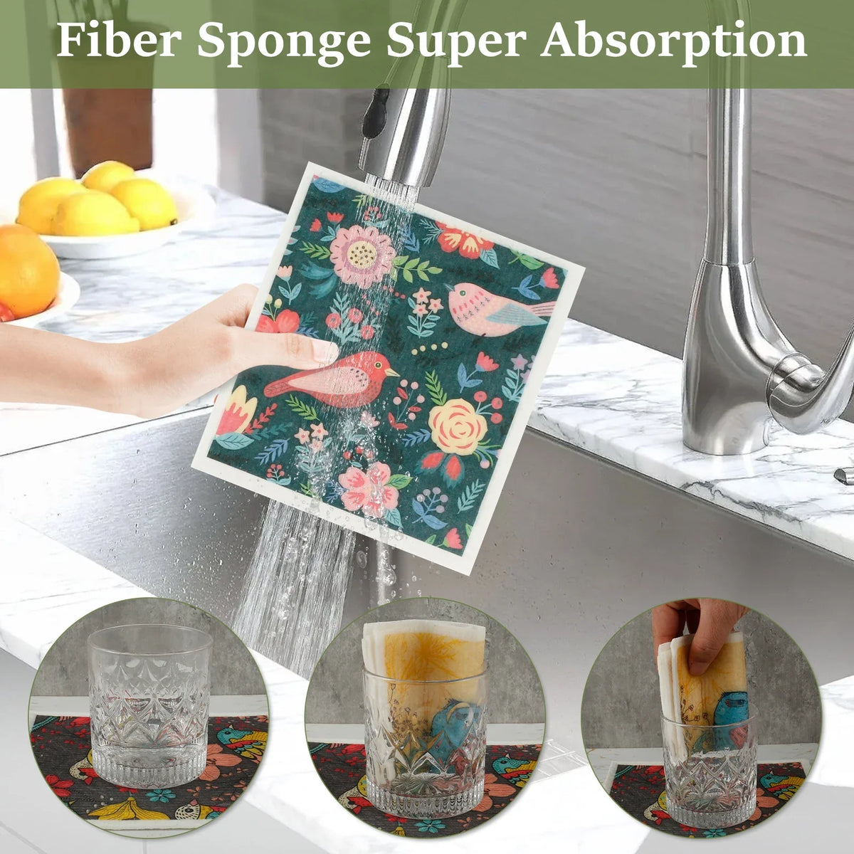 Quick Absorbing Reusable Cleaning Cloth