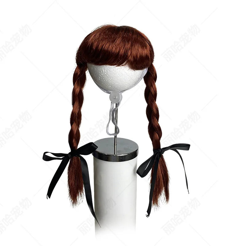 Pet Double Braid Wig
