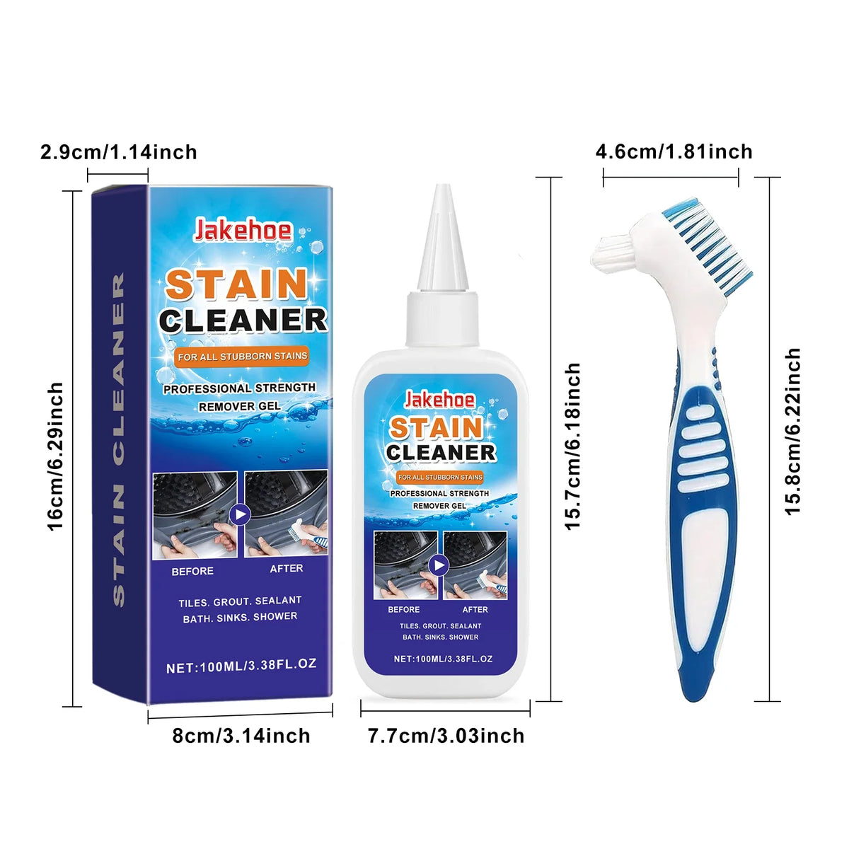 Mildew Stain Remover Gel
