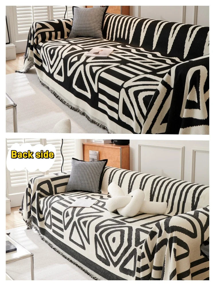 Sofa Towel With Tassels