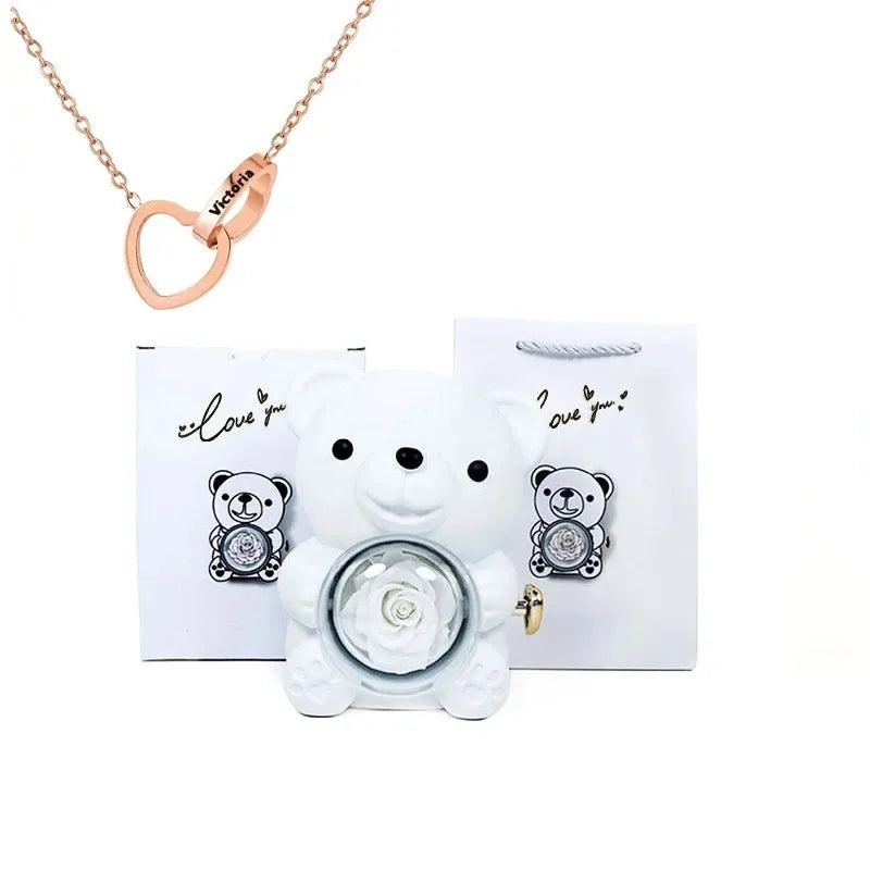 Teddy Bear Rose Gift Set