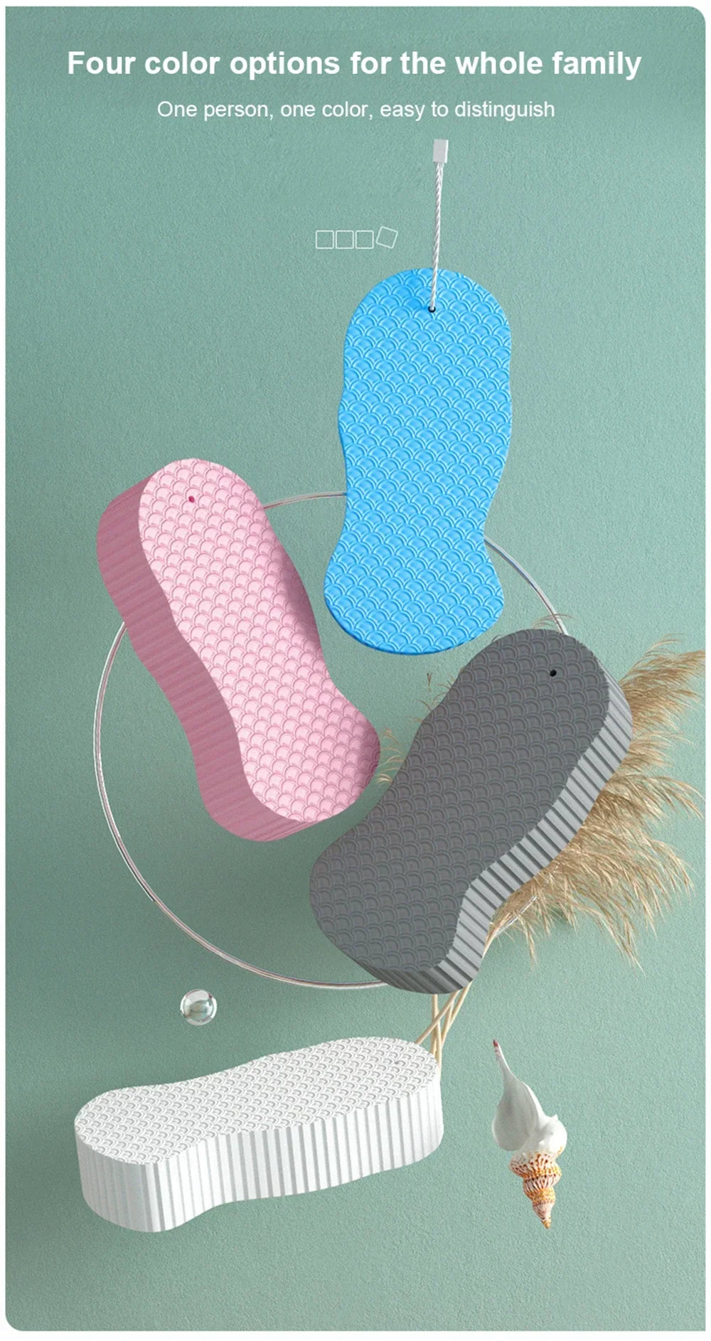 Exfoliating Bath Scrubbing Sponge