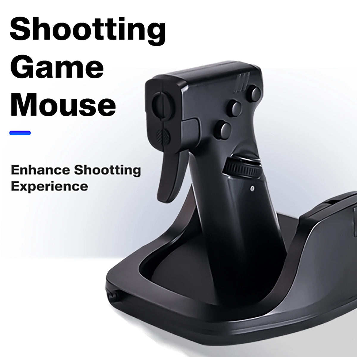Ergonomic Gun Style Gaming Mouse