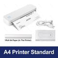 Portable Inkless Bluetooth A4 Thermal Printer