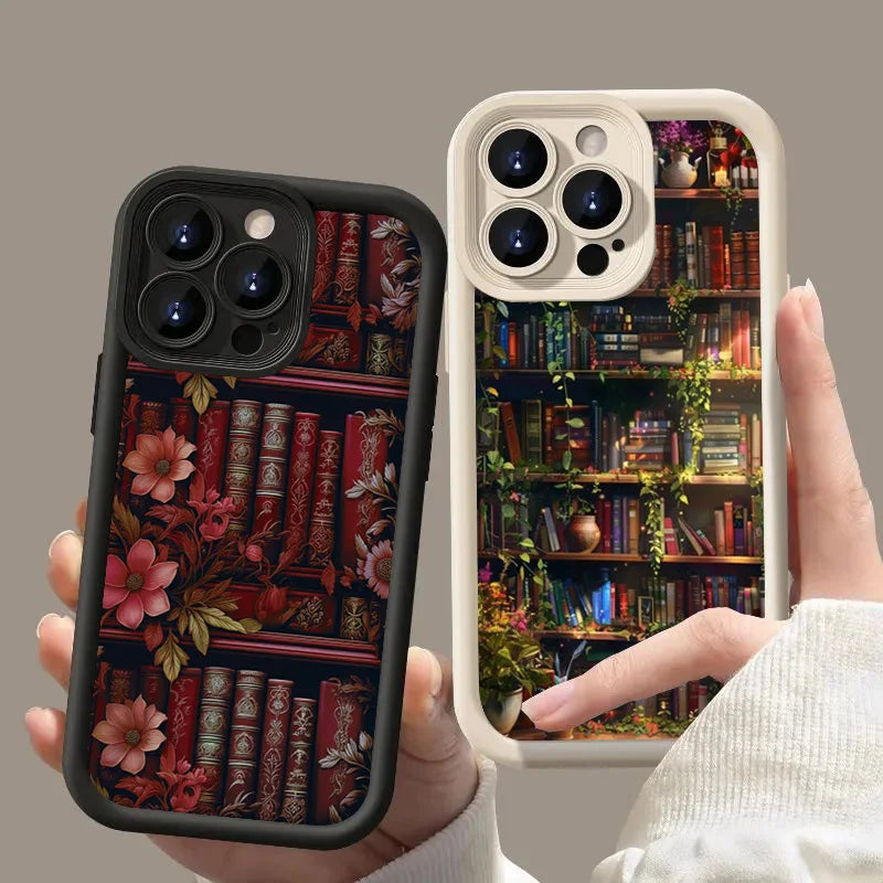 Shockproof Bookshelf iPhone Case