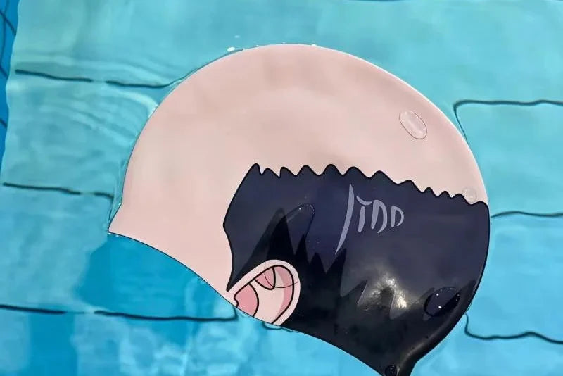 Funny Bald Head Swim Cap