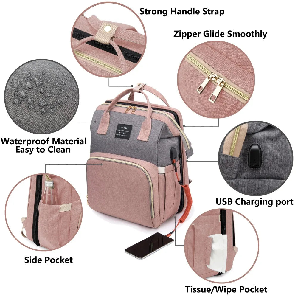 All-in-One LuxeNest Maternity Bag