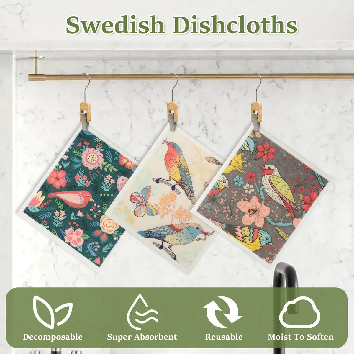Quick Absorbing Reusable Cleaning Cloth