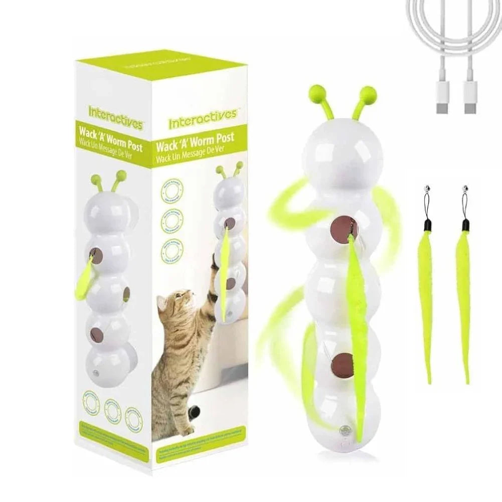Smart Caterpillar Cat Interactive Toy